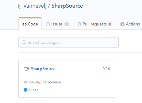 Github packages