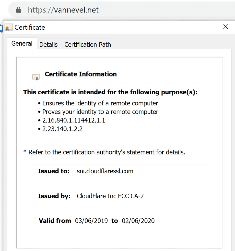 SSL Certificate